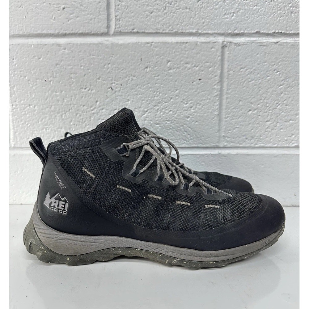 REI Flash Waterproof Hiking Boots Mid Top Gray Black / Men's Size‎ 13